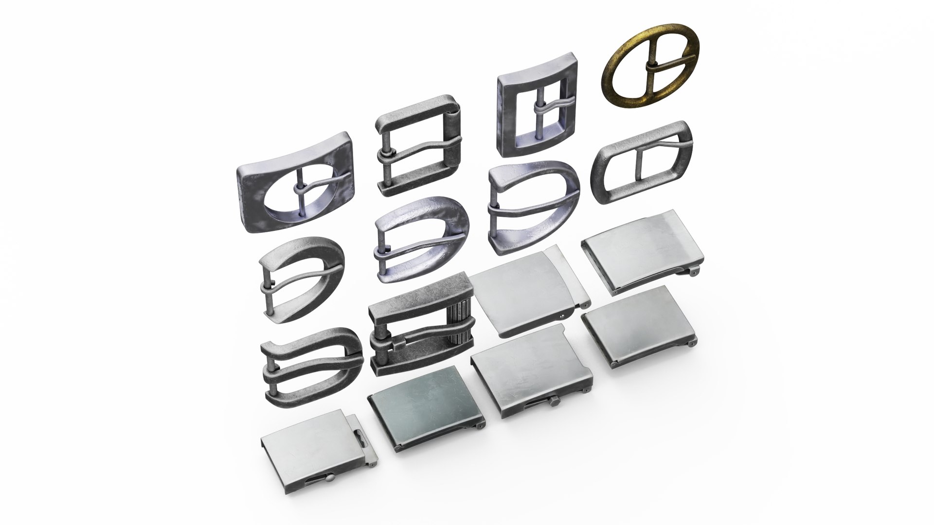 3D Used Belt Bucklers model https://p.turbosquid.com/ts-thumb/mL/VBaC5v/Av/usedbeltbucklers3dsmodel006/jpg/1679339037/1920x1080/fit_q87/a4df19d2fd0f68560e9e89e3488c8db3a7c631f3/usedbeltbucklers3dsmodel006.jpg