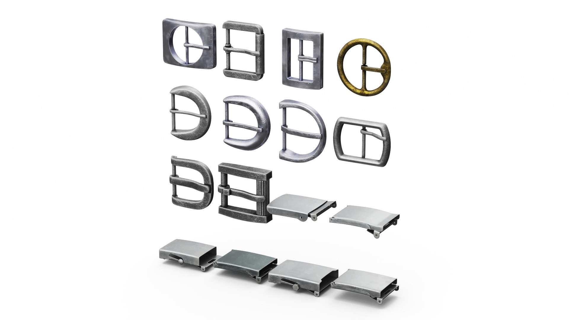 3D Used Belt Bucklers model https://p.turbosquid.com/ts-thumb/mL/VBaC5v/MY/usedbeltbucklers3dsmodel005/jpg/1679339034/1920x1080/fit_q87/5f0f8d48aa10cad8a9042dcd14ca5a76f029e591/usedbeltbucklers3dsmodel005.jpg