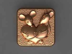 mouse mold hand 3D model
