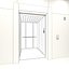 3d model elevator doors
