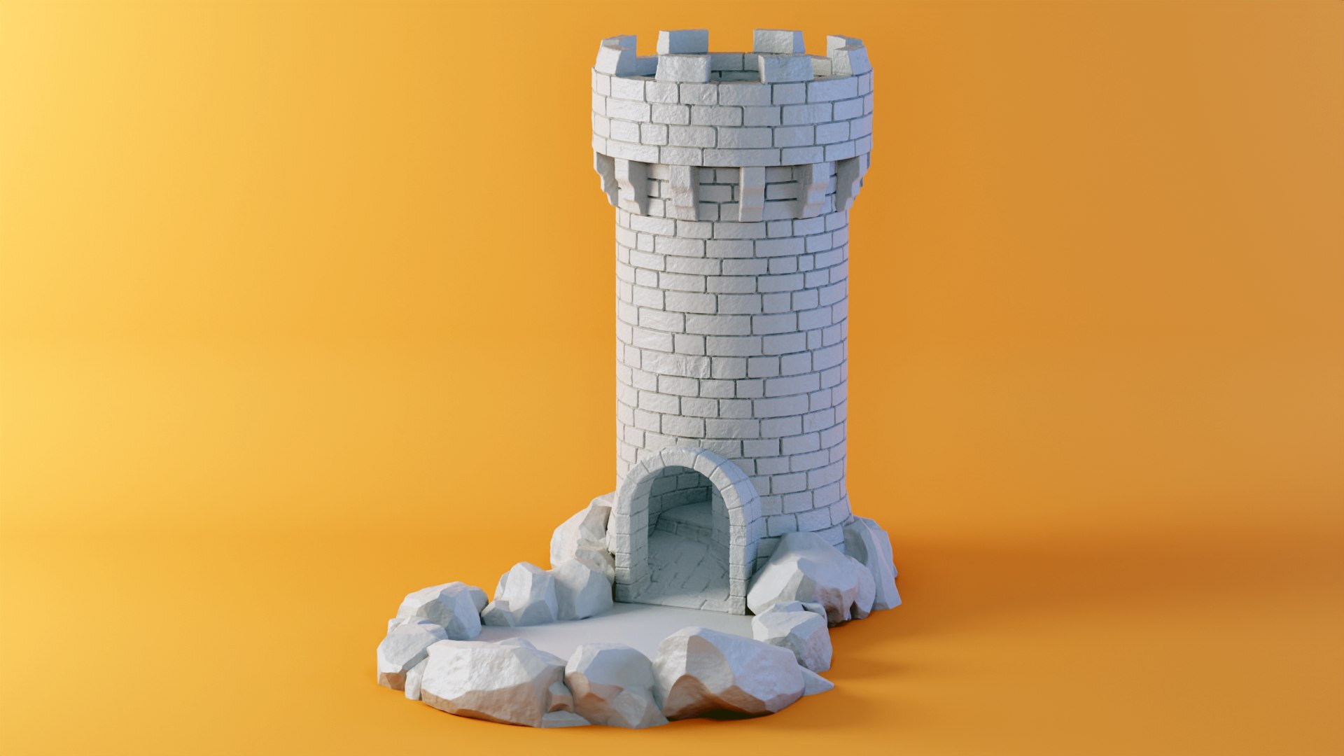 Medieval Dice Tower Printable 3D - TurboSquid 1785577