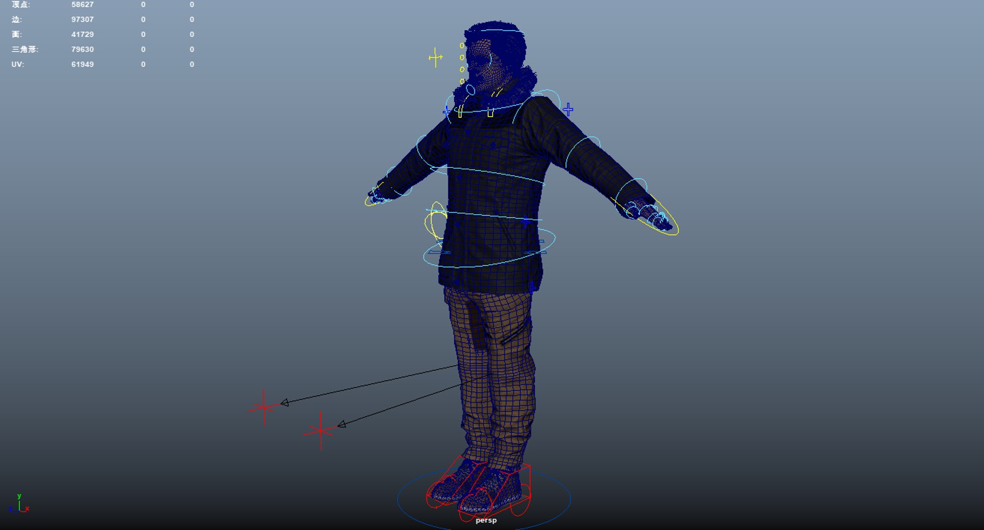 Man In Down Jacket 3D Model - TurboSquid 2251479