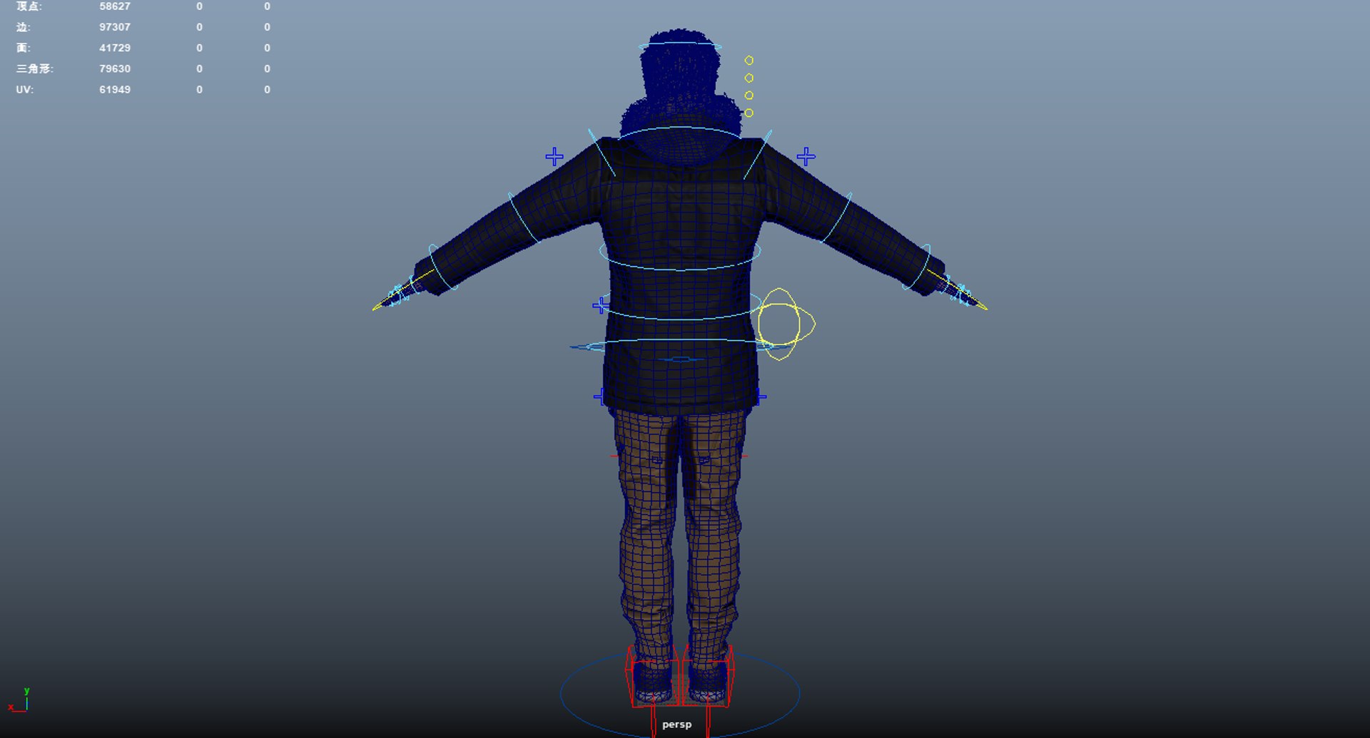 Man In Down Jacket 3D Model - TurboSquid 2251479