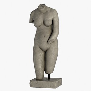 3d model aphrodite torso