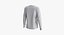 T-shirt manica lunga con scollo rotondo a spalla dritta da donna