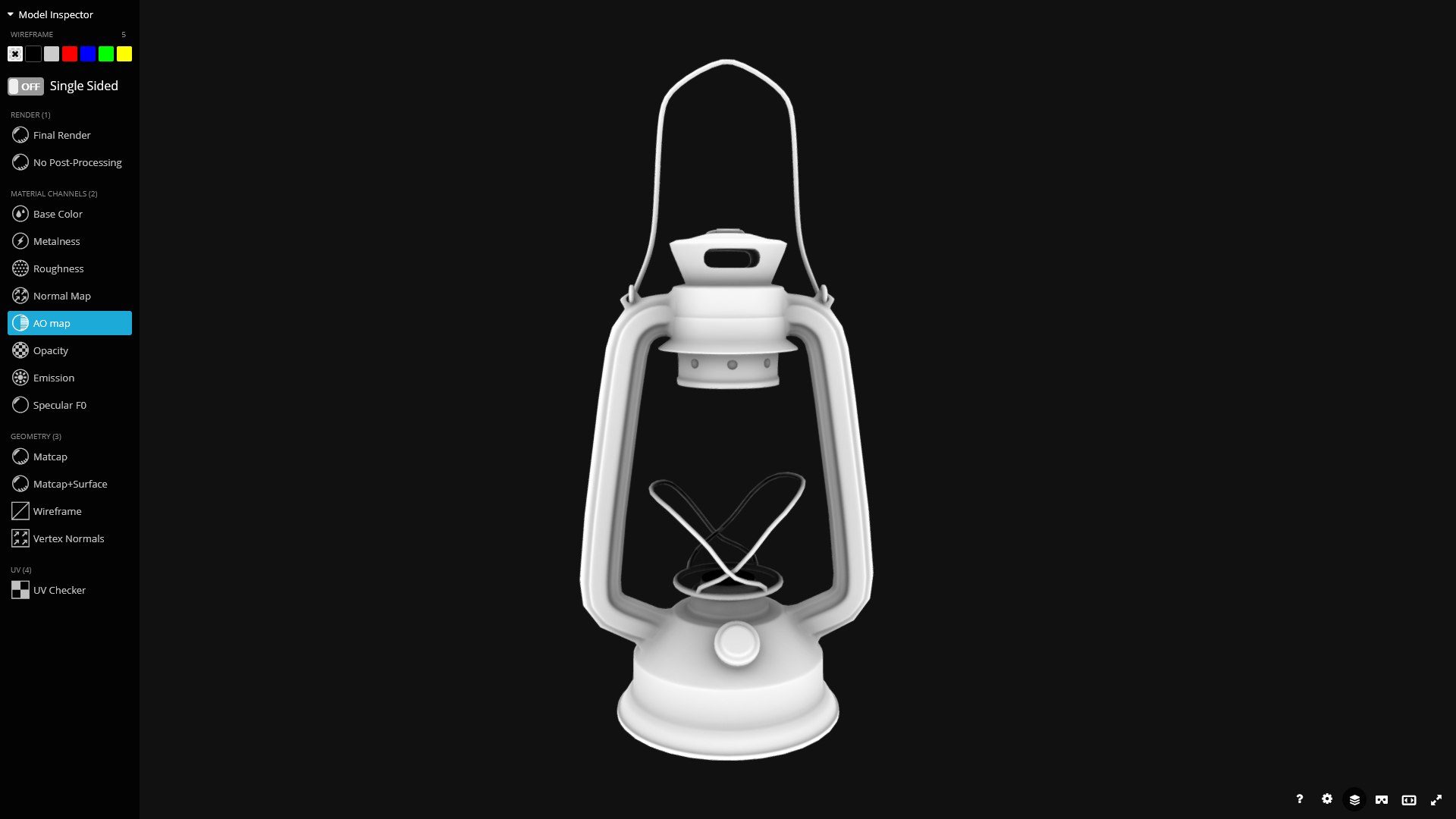 3D Model Old Oil Lamp Game Ready TurboSquid 1883427