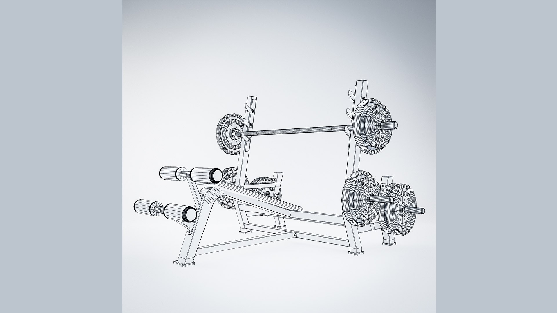 10 Gym Equipment Blender Fbx Obj Model TurboSquid 2060048