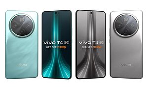 3D Vivo T4 Emerald Blaze And Phantom Grey