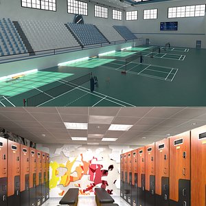 Badminton Stadium and Locker Room