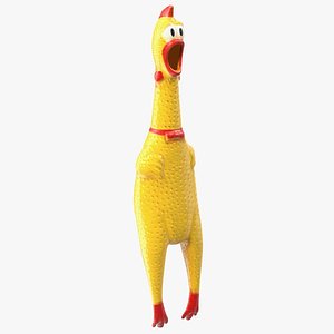 Screaming Rubber Chicken Toy