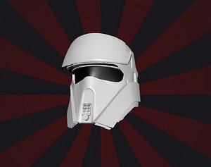 3D trooper helmet model