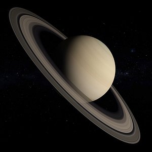 3D saturn space