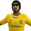 rugby player 3d model