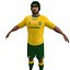 rugby player 3d model