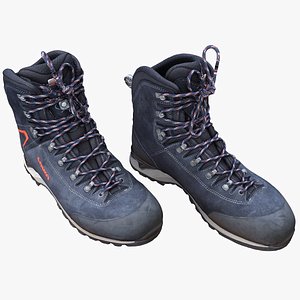 hiking boots 3D model