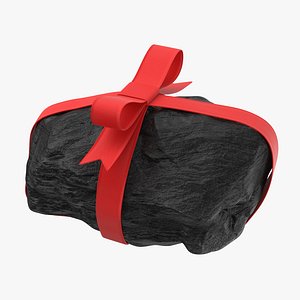 3D lump coal ribbon 03 model