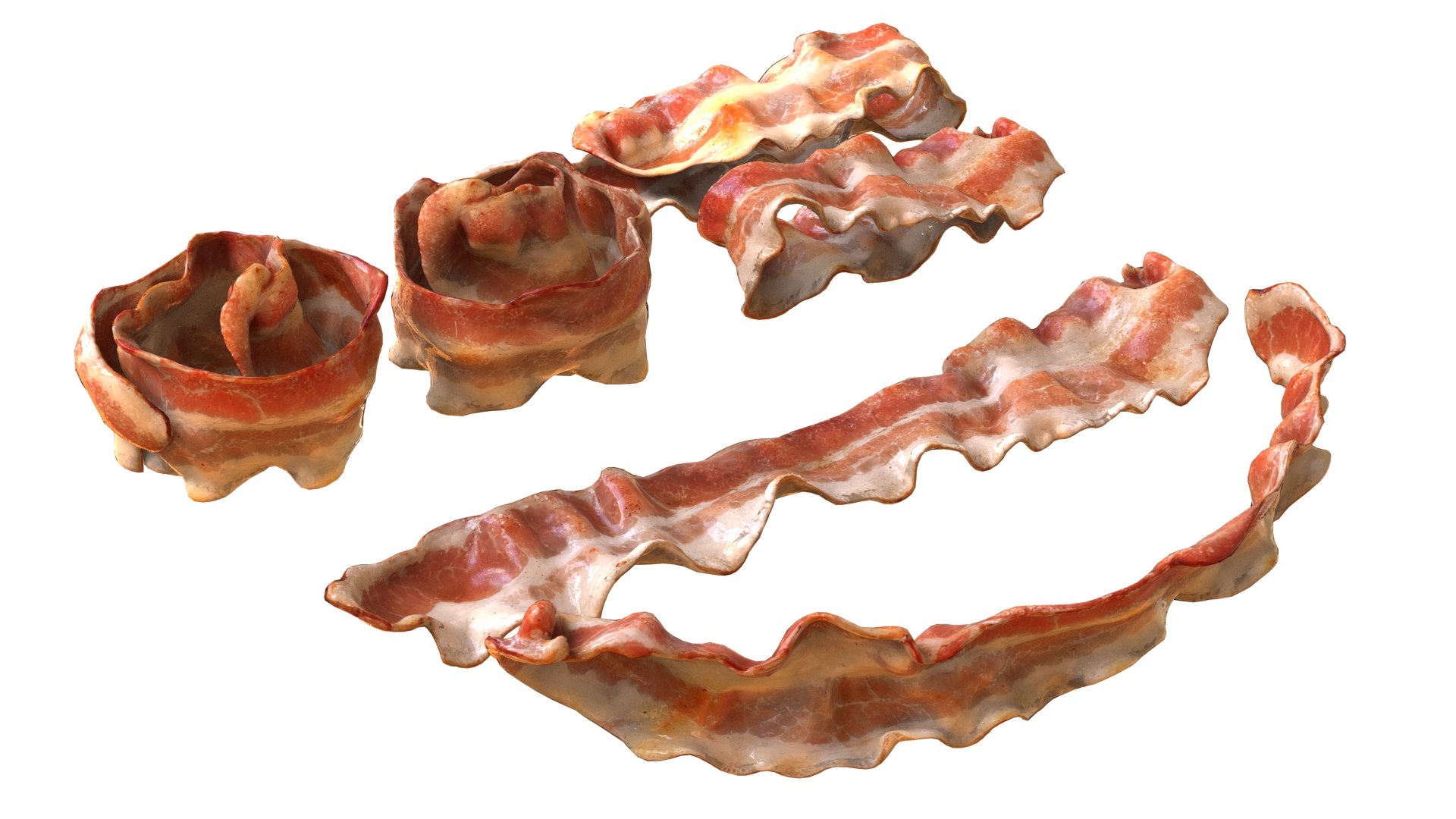 Fried bacon slice set 3D model https://p.turbosquid.com/ts-thumb/mM/F5nR0G/hn/003/jpg/1783620679/1920x1080/fit_q87/1dad7b70d6aec1bd54760a29b2a79b867a1941d9/003.jpg