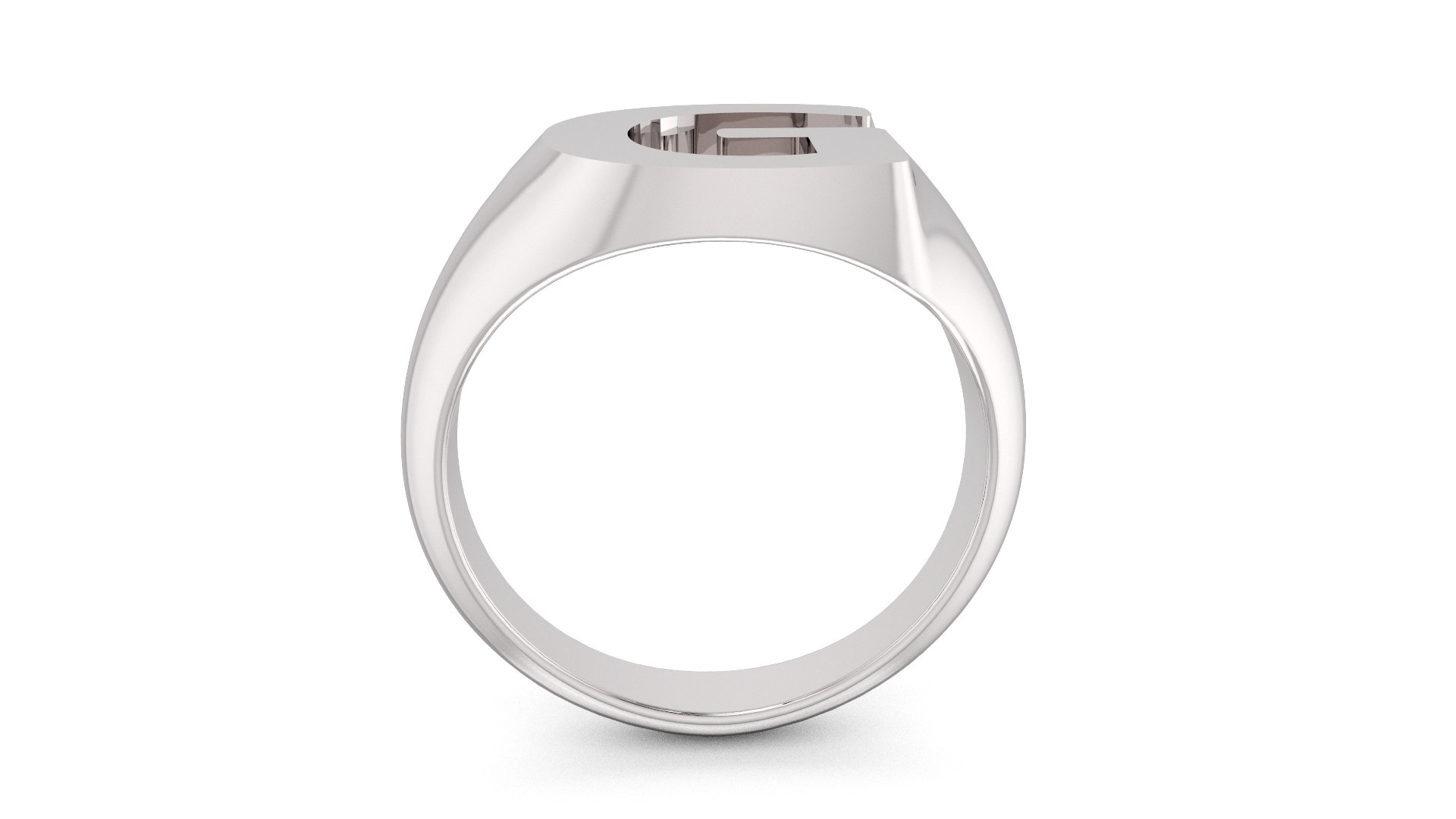 Alphabet Signet Ring G 3D Model - TurboSquid 2082739