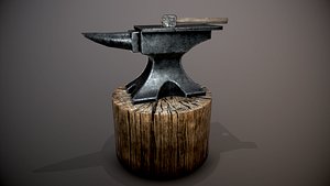 3D anvil hammer stump