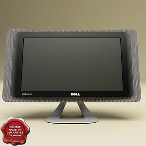 dell studio touchscreen pc 3d 3ds