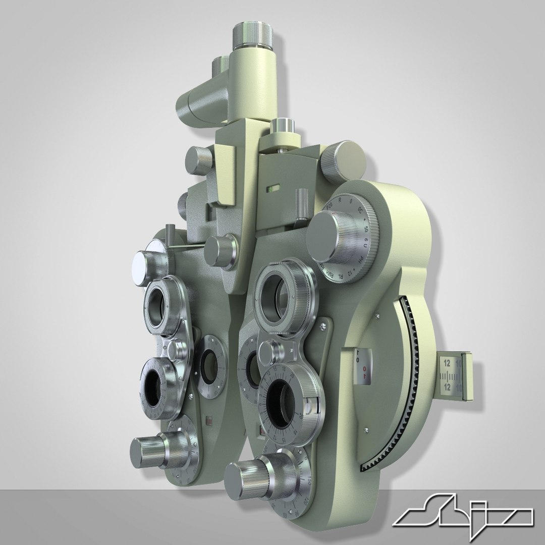 3dsmax phoropter modeled