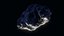 Realistic Asteroids Pack Low-poly 3D model