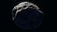 Realistic Asteroids Pack Low-poly 3D model