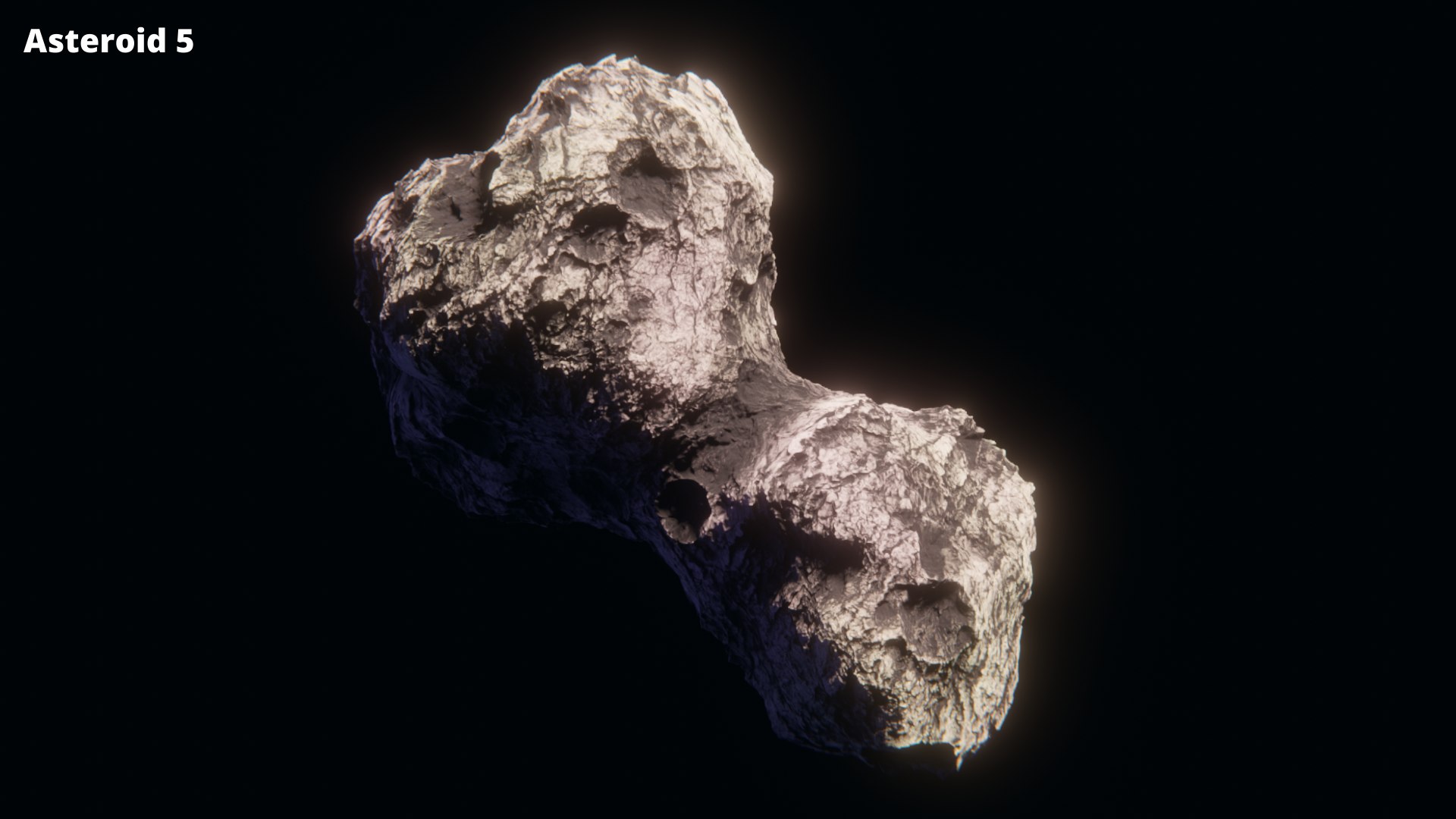 3D Realistic Asteroids Pack Low-poly 3D Model - TurboSquid 1932894
