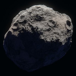 3D Realistic Asteroids Pack Low-poly 3D model