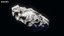 Realistic Asteroids Pack Low-poly 3D model