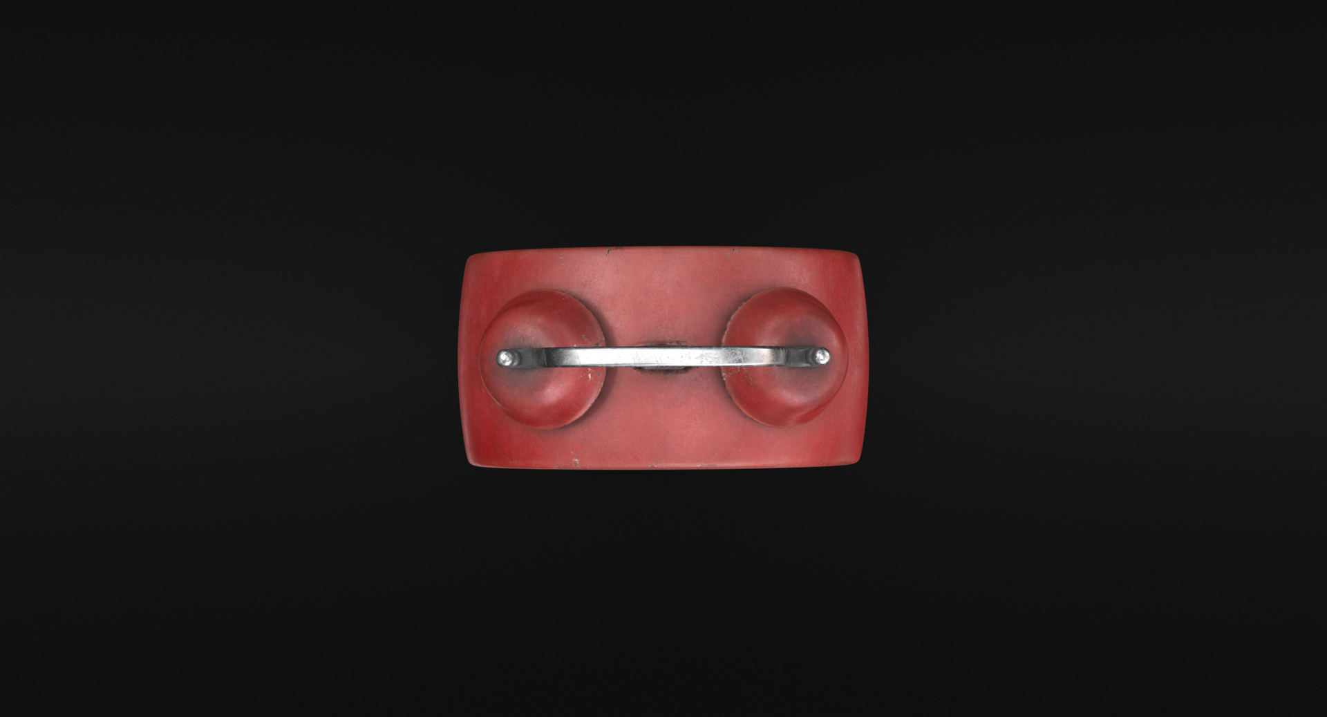 3D red alarm clock model - TurboSquid 1659270