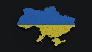 Political Map of Ukraine