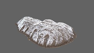 Heap of aggregates - pile of gravel or sand 3D model