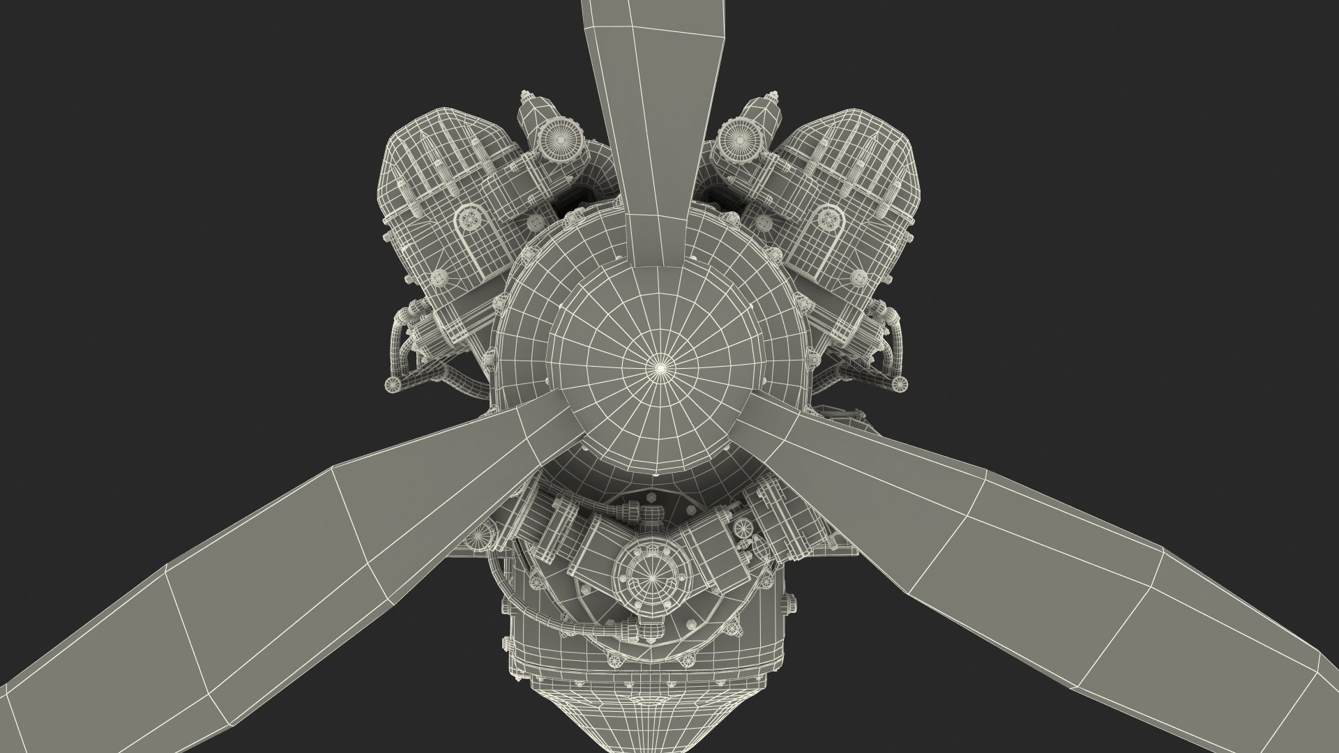 V12 Piston Aero Engine 3D Model - TurboSquid 1521266