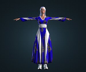 elf white sparkle 3D