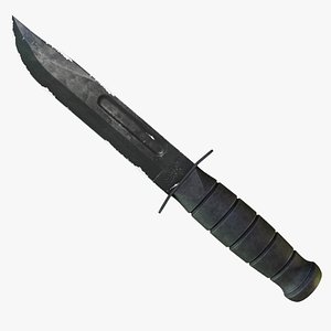Ka-Bar Knife 3D model 3D