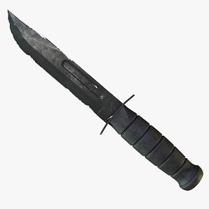 Ka-Bar Knife 3D model