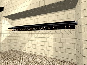 free 3ds model coat rack hangers