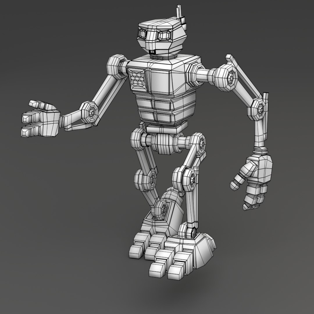 3d Model Robot Aru-01