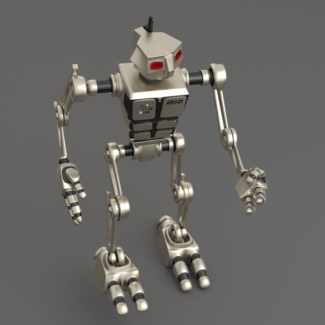 3d Model Robot Aru-01