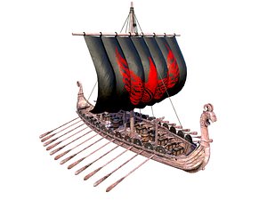 Long Viking Ship