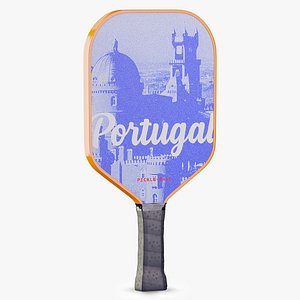 Pickleball Paddle 3D Model Game Ready PBR Textures 3D model
