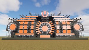 3D Ultra Music Festival Japan 2016 Stage Design