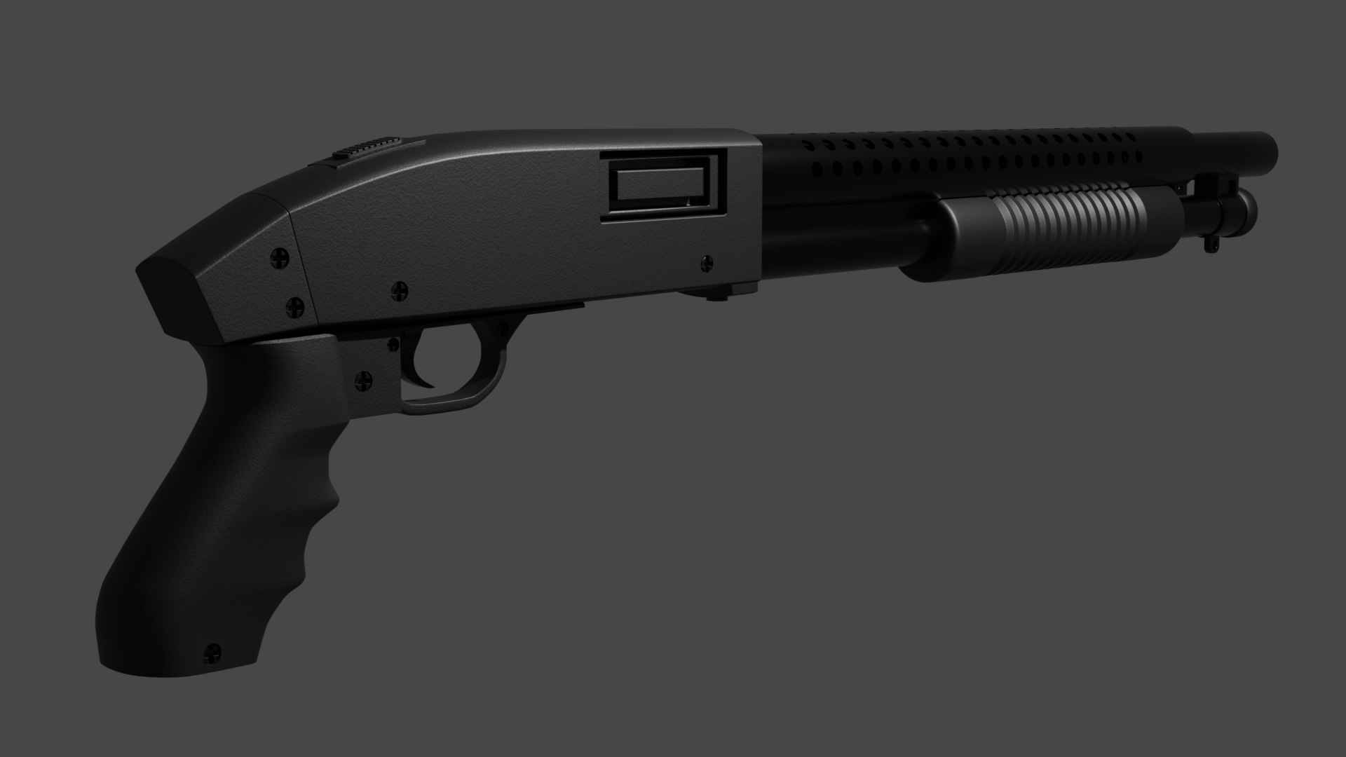 Shotgun 3D Model - TurboSquid 2154681