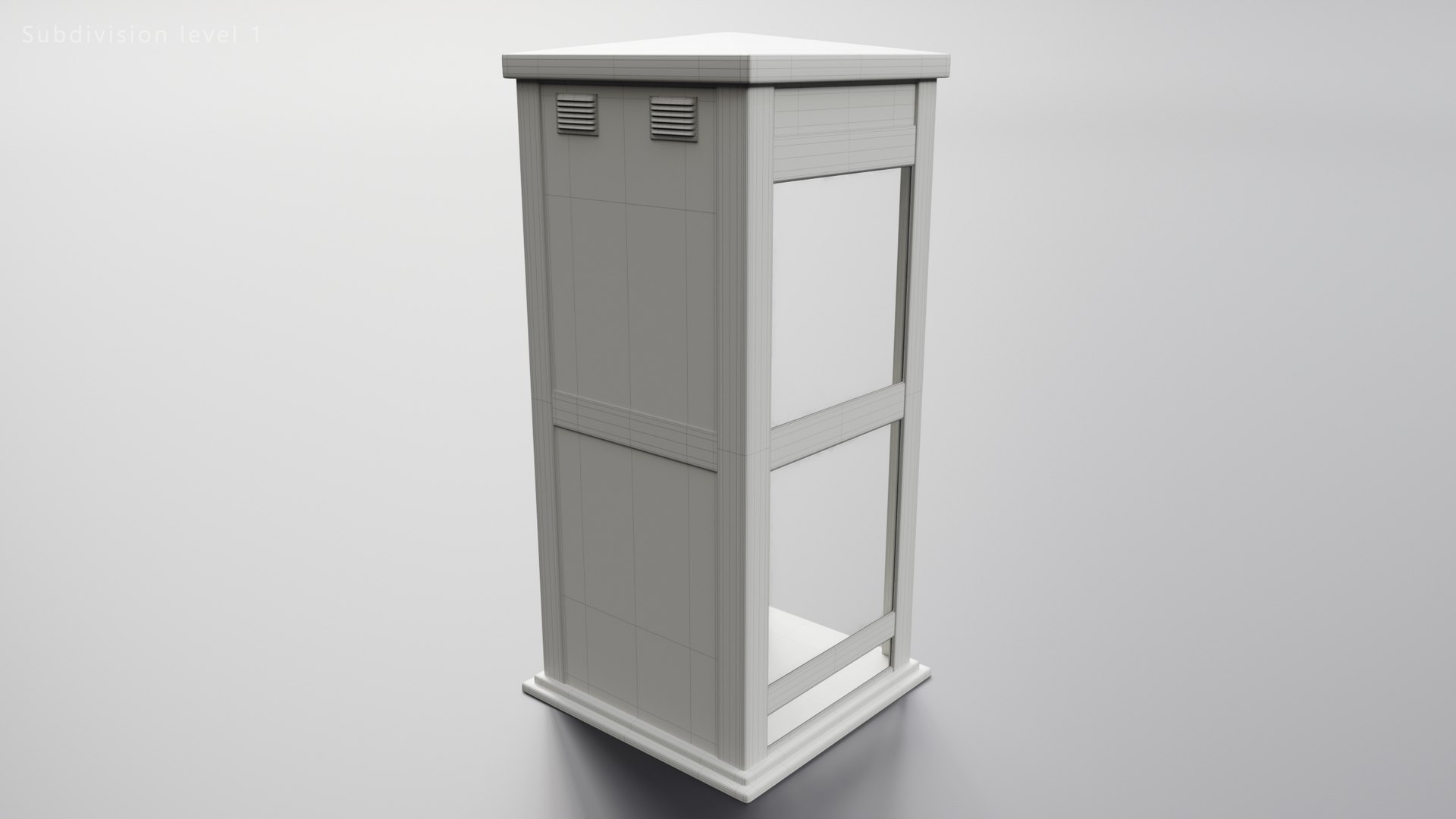 3D Phone booth model https://p.turbosquid.com/ts-thumb/mN/6tJDHq/LO/wireframes_lvl01_03/jpg/1694337962/1920x1080/fit_q87/72b77321814a97c5e0aef9d5faee40360cc54e25/wireframes_lvl01_03.jpg