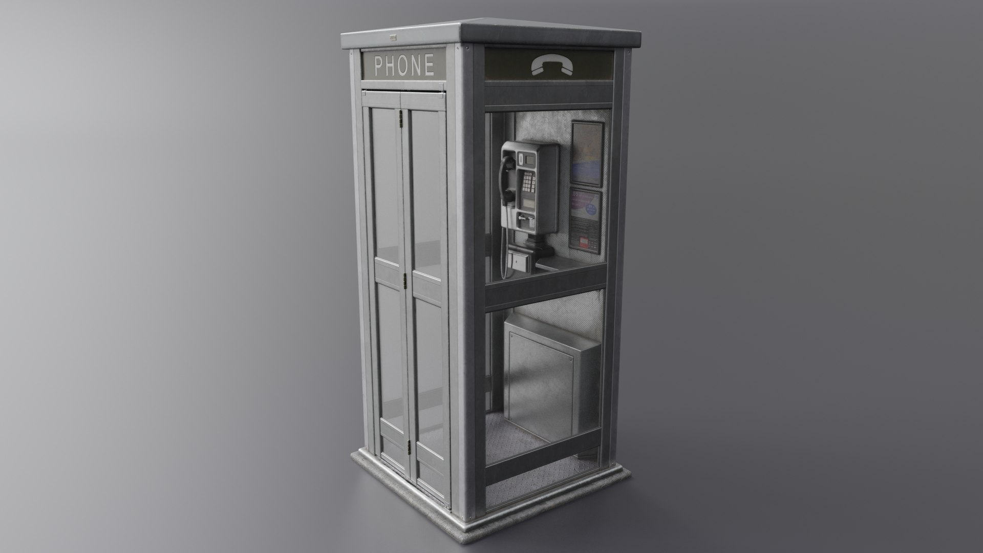 3D Phone booth model https://p.turbosquid.com/ts-thumb/mN/6tJDHq/dd/preview_day_01/jpg/1694337928/1920x1080/fit_q87/e6579d2e3e8a57ff303a5140d07a9c48fbe2b326/preview_day_01.jpg