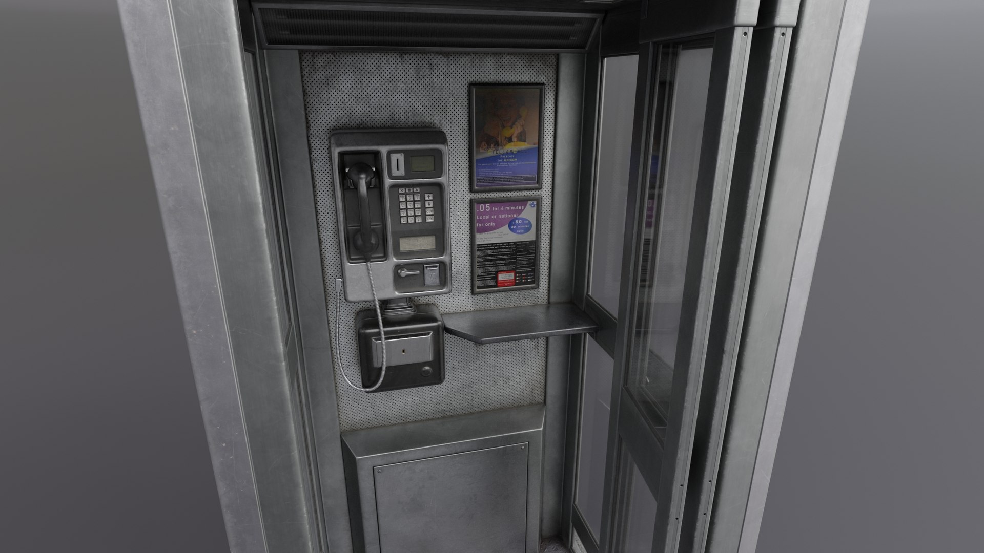 3D Phone booth model https://p.turbosquid.com/ts-thumb/mN/6tJDHq/rP/preview_day_06/jpg/1694337917/1920x1080/fit_q87/1e42182b927f0f79119790401917c4d9902b5d8e/preview_day_06.jpg