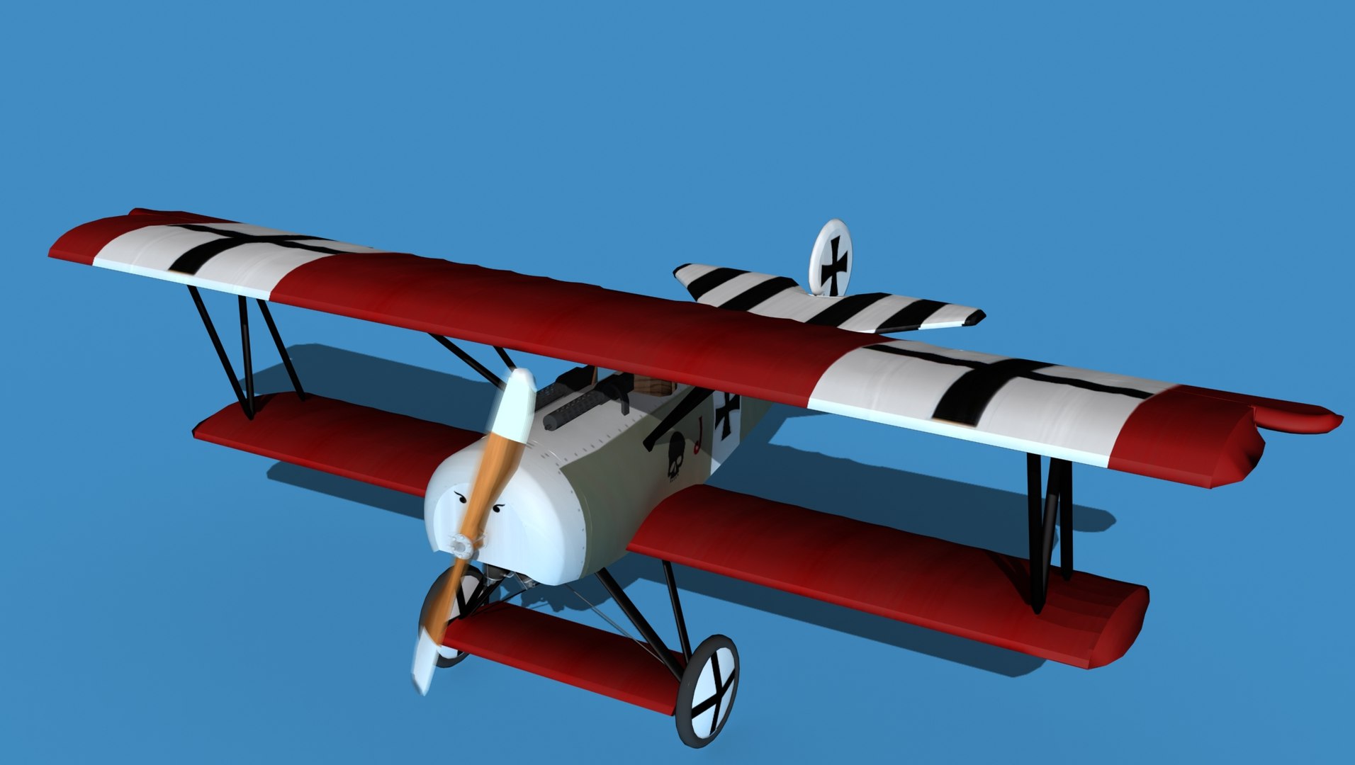 3d Fokker D-vi V06 - Turbosquid 1919419