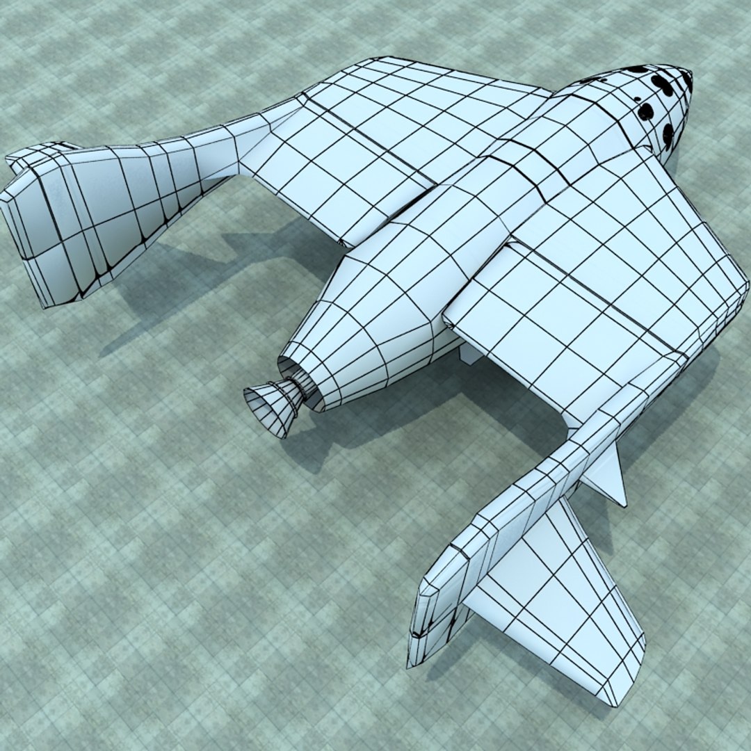 Spaceshipone Space 3d Model