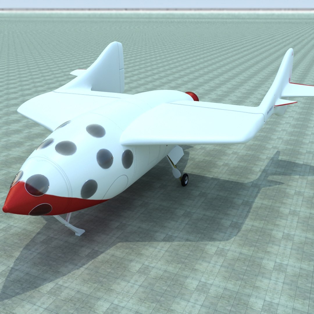 Spaceshipone Space 3d Model